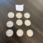 Set 9 Silver Quarters 90% Silver  1957-1964 lot  #211