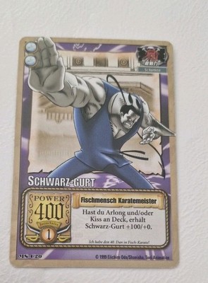 One Piece Karte MS-C20 Schwarz-Gurt Fischmensch Karatemeister