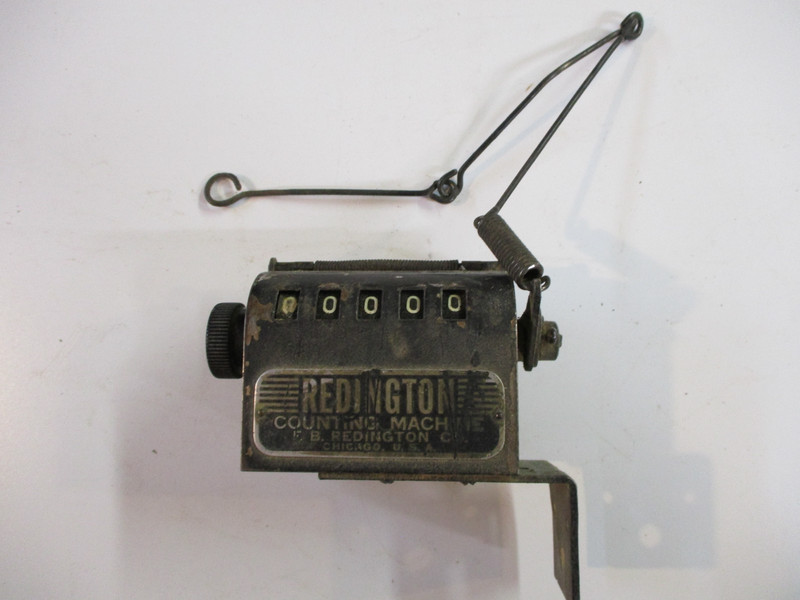 Antique, Rare, Redington Metal Counting Machine-F.B. Redington Co., Chicago, USA