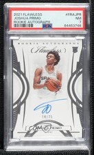 2021-22 Panini Flawless Rookie Auto 14/25 Joshua Primo #FRA-JPR PSA 7 Auto dq2