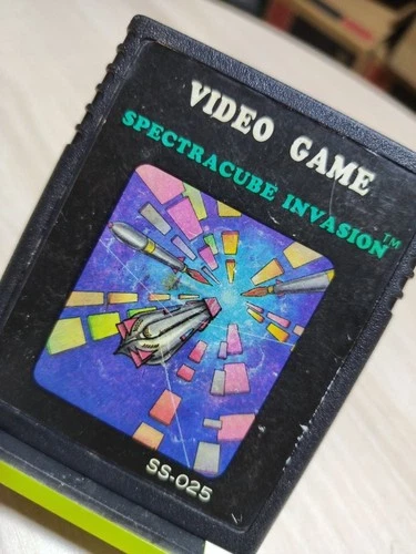 Spectracube Invasion Atari 2600 Video Game cartridge SS-025 Zellers tested
