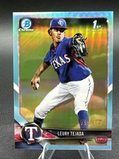 2018 Bowman Draft - Chrome Leury Tejada #BDC-174 Sky Blue Refractor /402 (RC)