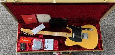 Fender American Vintage II 1951 Butterscotch Blonde Telecaster with hard Case