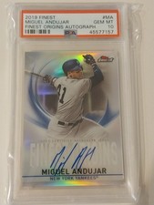 2019 Topps Finest - Finest Origins Autograph Miguel Andujar #FOA-MA (AU) PSA 10