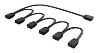 Akasa 1-TB-6 aRGB LED Splitter Cable AK-CBLD13-85BK