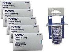 Tiffen Lens Cleaning Paper 2.75 x 4.5" Sheets 5 Pack of 50 sheets  Lens Cleaner
