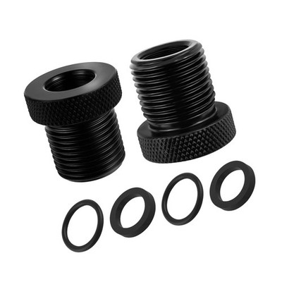 2PCS Oil Filter Adapter 1/2-28 to 3/4-16,Precision Thread Oil Filter Suppress...