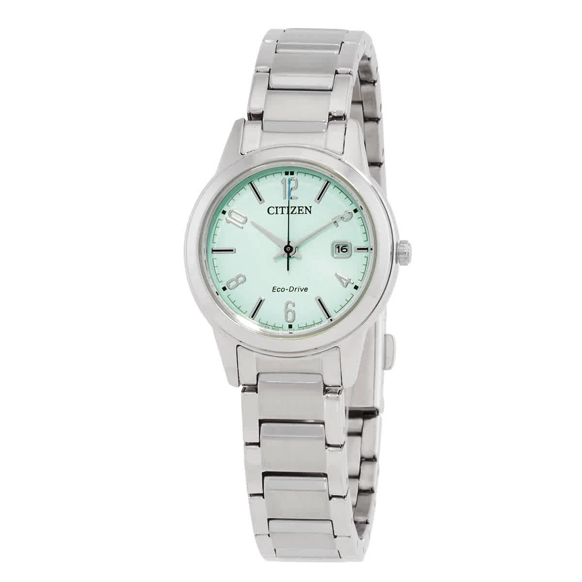 Citizen Lady Eco-Drive Green Dial Watch FE1241-71X