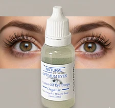 Organic Castor Oil Eye Drops. FMN Natural Apothecary. Hexane Free. Cold Pressed