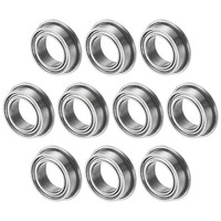 FüR 10-Pack MF85ZZ Flansch-Kugellager, 5X8X2,5Mm Metall Abgedichtet Chromstahl