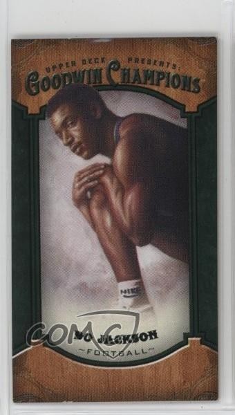 2014 Upper Deck Goodwin Champions Mini Green Lady Luck Back Bo Jackson #81 0t2