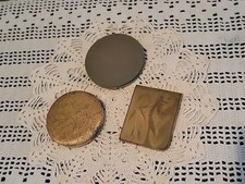 Lot of 3 Vintage Powder.Rouge Compacts Elgin ...