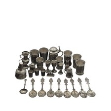 Zinn 4,2 Kg L&ouml;ffel Krug Becher 94% 95% WMF SKS Konvolut