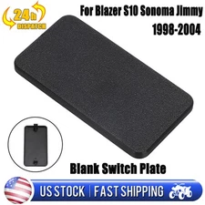 Dash Bezel A Bag Switch Plate For 98-04 S10 Blazer Sonoma Jimmy Blank Plate US