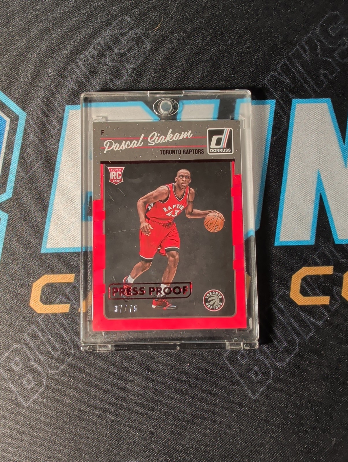 2016-17 Panini Donruss - Rookies Pascal Siakam #171 Press Proof Red /75 (RC)