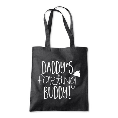 Daddy's Farting Buddy lustige Furztasche Einkaufstasche Strand Shopper Tasche