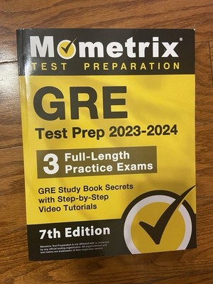 GRE Prep Book 2023-2024 : 3 Practice Tests and GRE Study Guide [Includes...