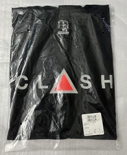 New Mens Wilson CLASH Script Tee  Tennis T-Shirt BLack LARGE L
