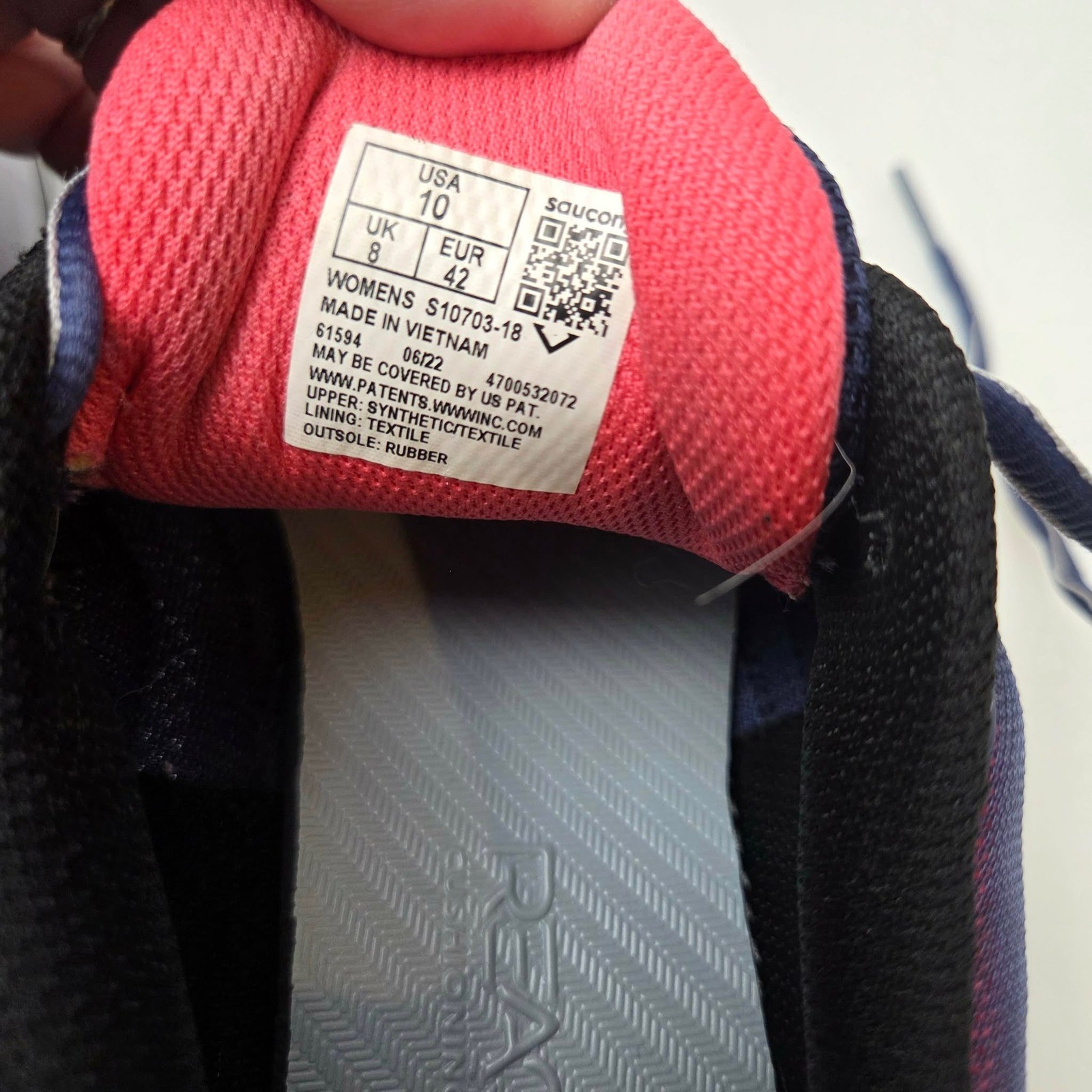 Saucony Cohesion React2U+ Womens Running Colbalt/Punch Size 10 Sneakers thumbnail 10