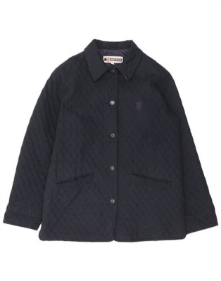 Armata Di Mare Womens Quilted Jacket IT 42 Medium Navy Blue BL05