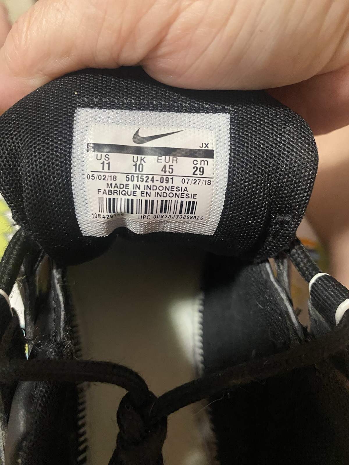 Nike Shox NZ Black Leather Men's Sneaker 501524-091 Cushioned Athletic Shoes thumbnail 7