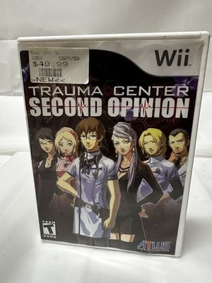 Trauma Center: Second Opinion Nintendo Wii Game Complete With Manual Tested
