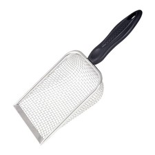 SUMERSHA Beach Mesh Shovel, Sand Sifter 5.9 x 3.94 x 1.77 inches, Silver