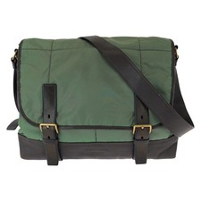 Prada Tessuto Nylon Shoulder Bag Men Green One Size