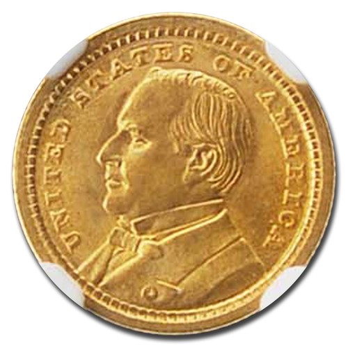1903 Gold $1.00 Louisiana Purchase McKinley MS-67+ NGC CAC - Picture 2 of 3