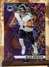 2025 Panini Mosaic #166 Bijan Robinson Scope Purple
