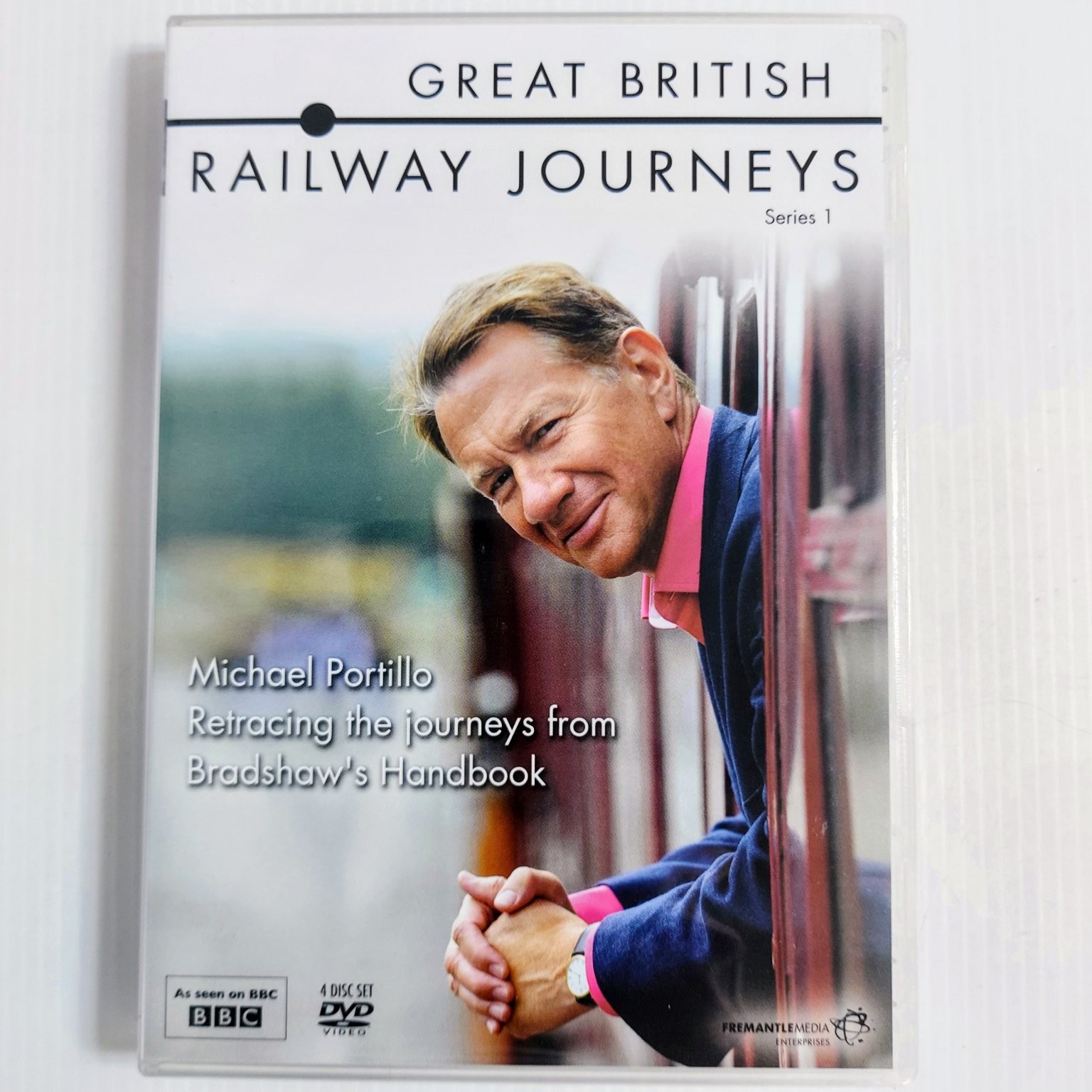 Great British Railway Journeys Series 1 DVD 2010 Michael Portillo 4-Disc Set