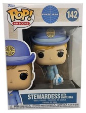 Funko Pop! Pan Am - Azafata con Bolsa Blanca Figura Vinilo Figura Retro Nº142