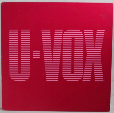 Ultravox - Lp - U-Vox - 80's Electronic Synth Pop 1986