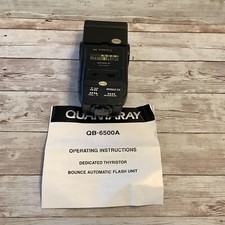 Quantaray Camera Flash Model QB-6500A Shoe Mount Manual