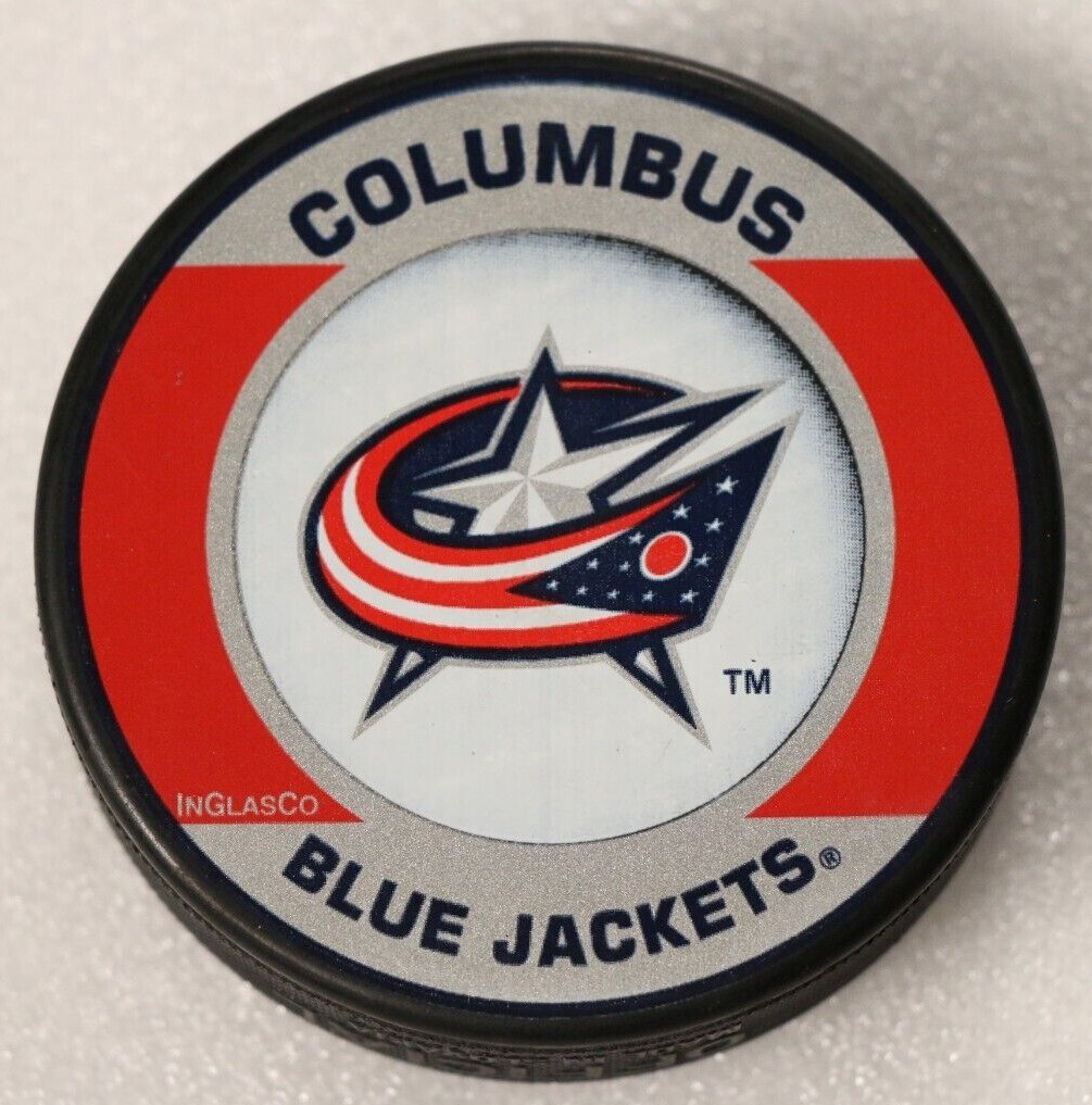 columbus blue jackets hockey puck