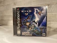 Wild 9 PS1 Complete Black Label (Sony PlayStation 1, 1998) w/ Registration