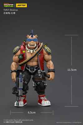 JoyToy 2体セット TMNT ビーバップ ロックステディ 新品 JOYTOY 1/18 TMNT Beebop & Rocksteady Set of 2 Action Figure Toy