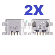 2X ZTE Z851 Z851M Z998 Z995 Dock Connector Micro USB Charger Charging Port USA