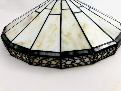 Green Mission Pattern 16 Inch Flush Mount Ceiling Light Shade In Style Green Mission Pattern 16 Inch Flush, Mission Style Lamp Shade Patterns