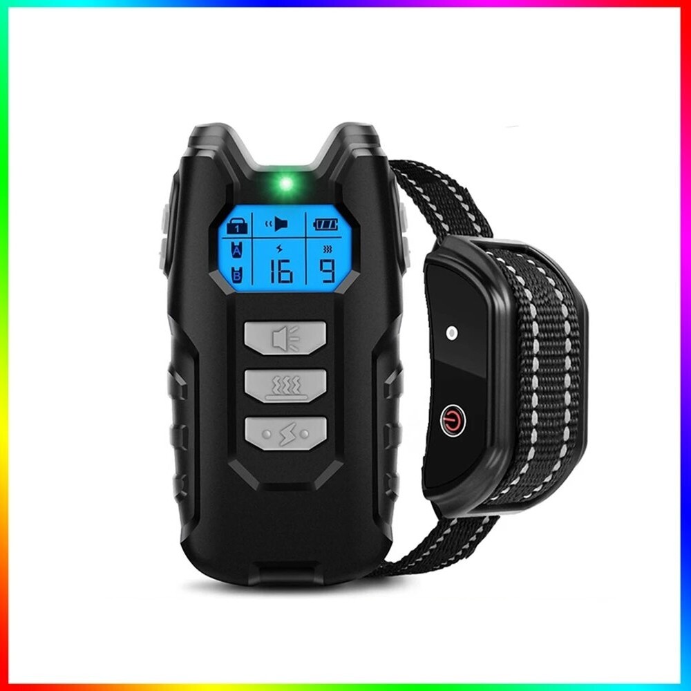 Collier anti-aboiement automatique dressage chien à distance rechargeable étanche
