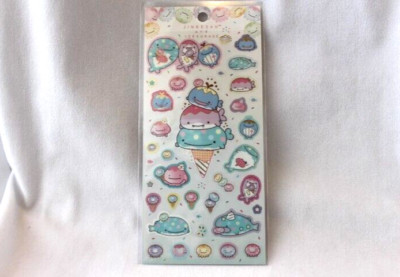 San-X Jinbesan kurabe Stickerbogen Eis