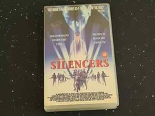 The Silencers ~ Marquee VHS Big Box Ex Rental ~ Jack Scalia, Carlos Lauchu