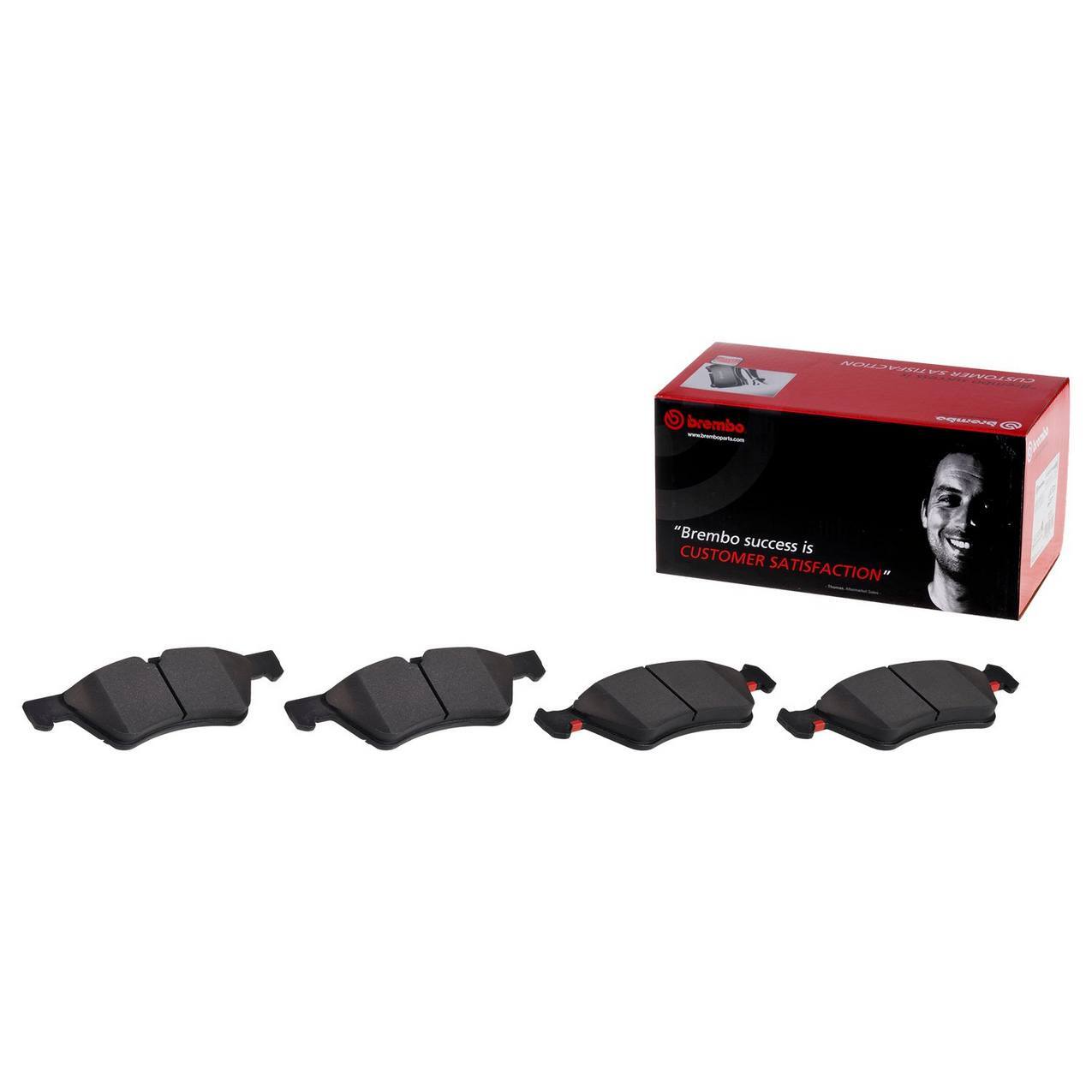For 2005-2009 Mercedes-Benz SLR McLaren Brembo Front NAO Ceramic Brake Pads Set