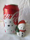 2-1/2" SNOW PERSON Ceramic Painted Christmas Ornament  Figurine Decoration — photo 7