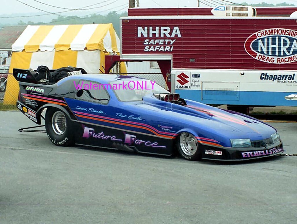"Chuck Etchells" "Future Force" Chevy Baretta NITRO Funny Car PHOTO! #(7)