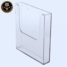 A4 Acrylic Aluminium Magnetic Counter Poster Holdr Leaflet Display free Standing