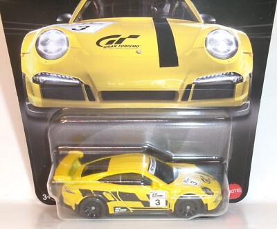 2024 HOT WHEELS HW GRAN TURISMO SERIES 3/5 YELLOW PORSCHE 911 GT3