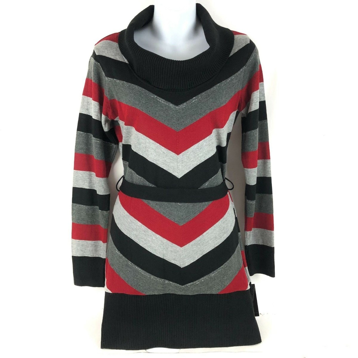 $54 AGB Dress Woman Long  Sleeve Knit Sweater Dress Size S NWT