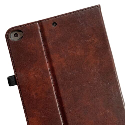 Leder Smart Cover für Apple iPad - für alle Modelle!!! - Schutzhülle Tablet Case - Picture 6 of 12