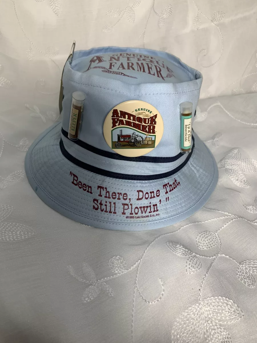 Vintage Novelty Fishing Hat Laidback Fisherman Bucket Hat